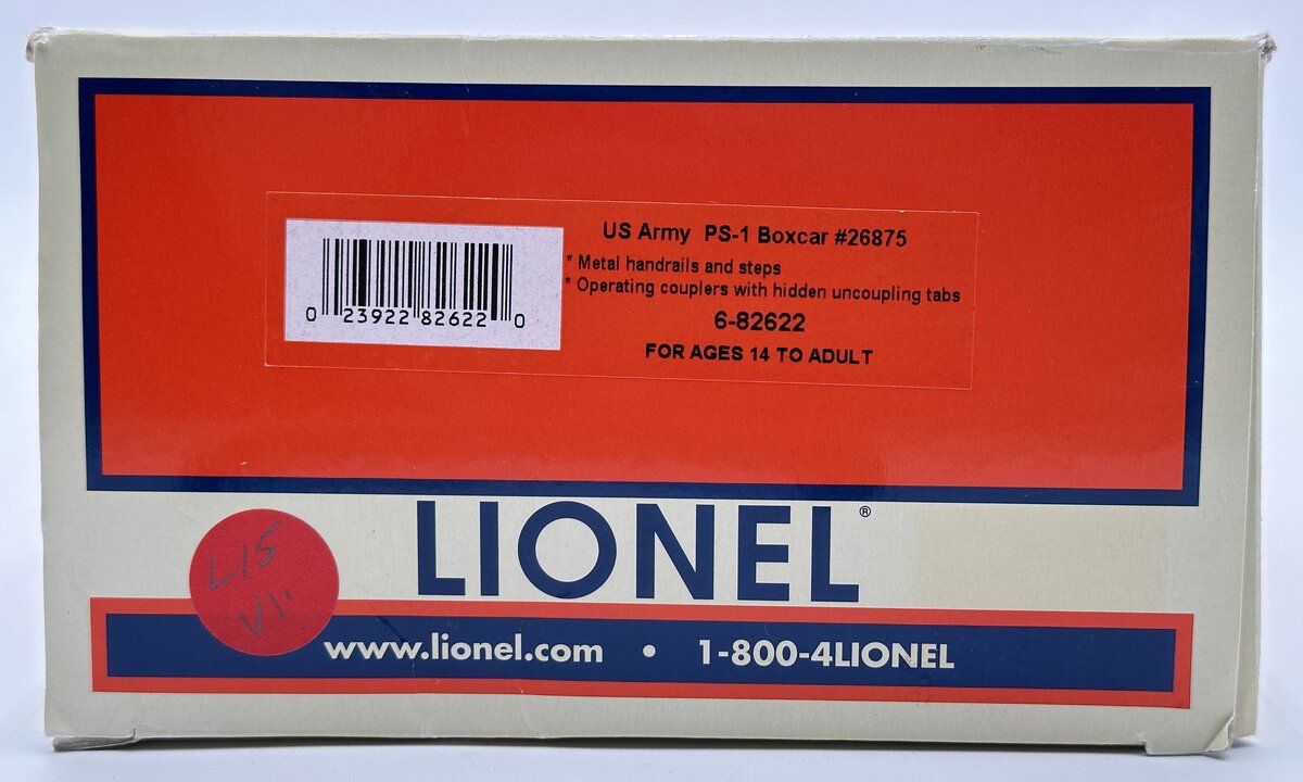 Lionel 6-82622 O US Army PS-1 Boxcar LN/Box