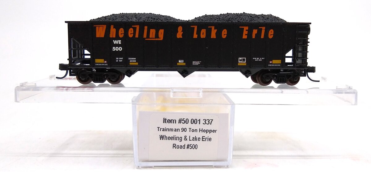 Atlas 50001337 N W&LE Trainman 90-Ton Hopper #500