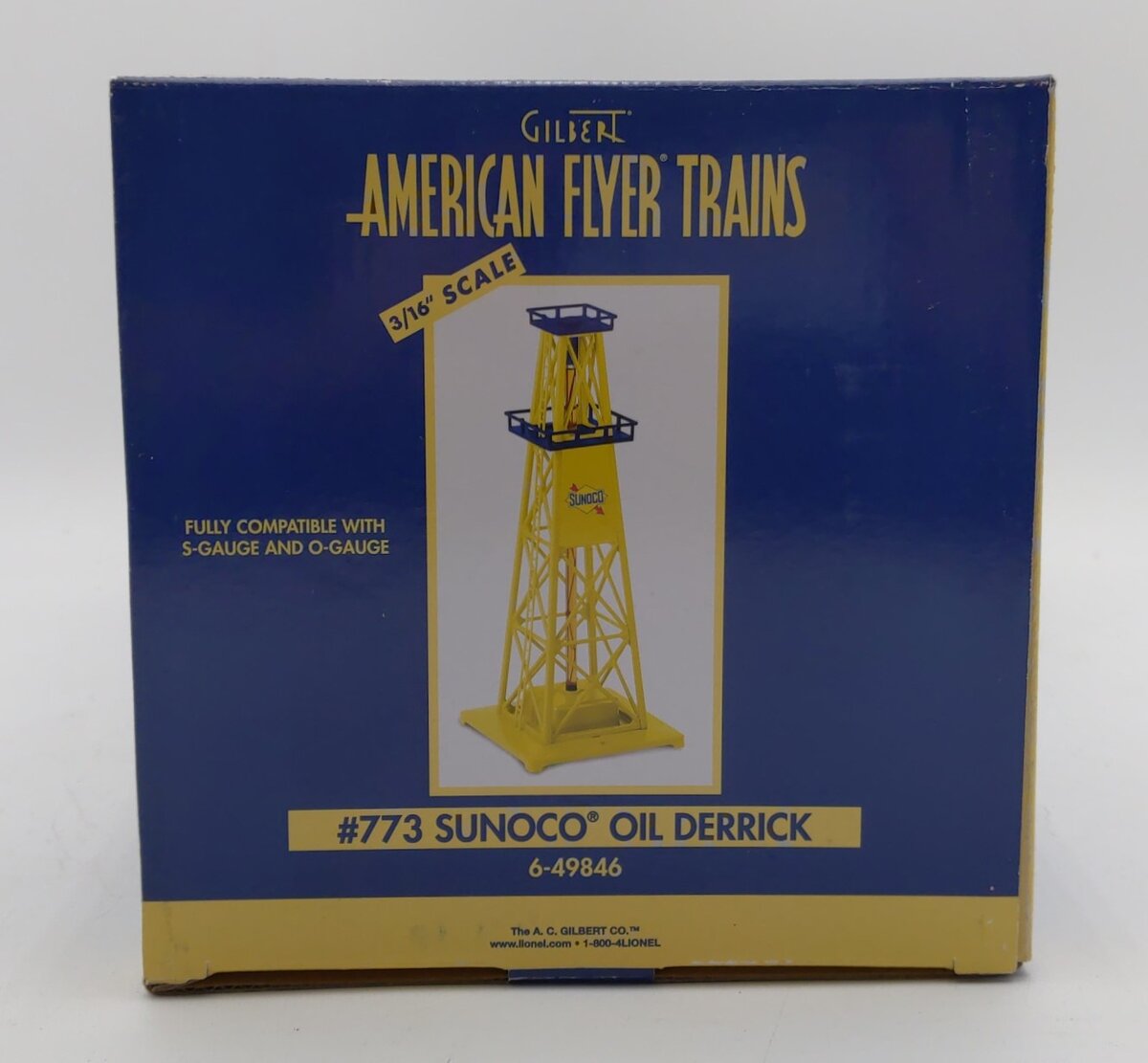 American Flyer 6-49846 S Scale Sunoco Oil Derrick #773