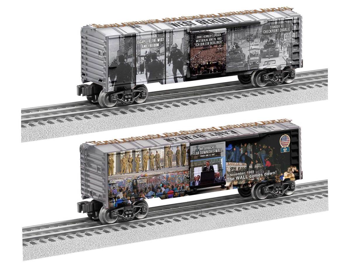 Lionel 2038080 O Berlin Wall MUSA Boxcar LN/Box