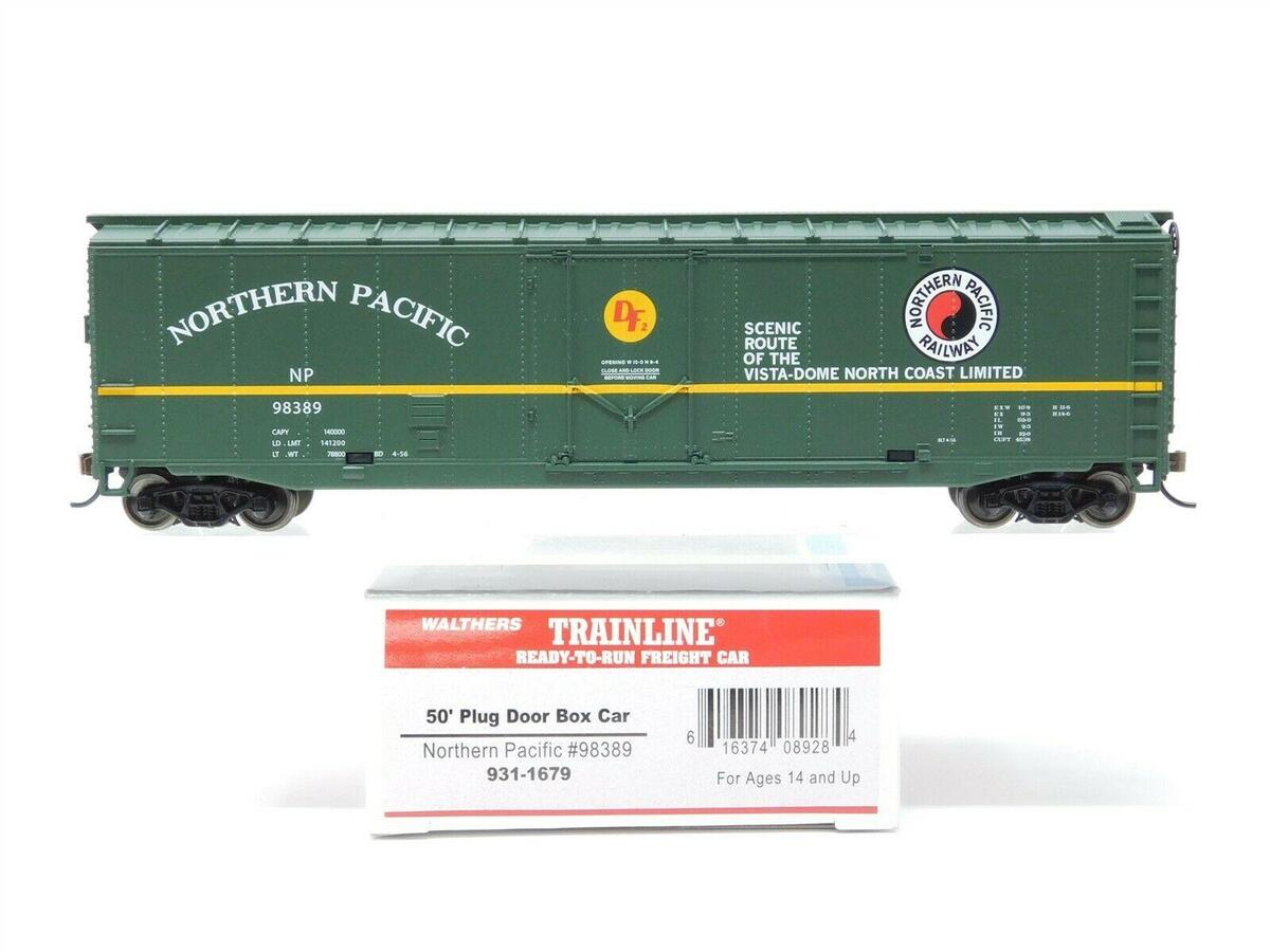 Walthers 931-1679 HO Northern Pacific 50' Plug-Door Boxcar - Ready to Run