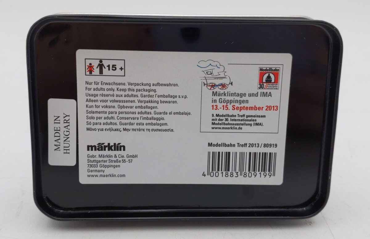 Marklin 80919 Z Scale Model Railway Meeting Freight Car with Brakeman's Cab LN/Box