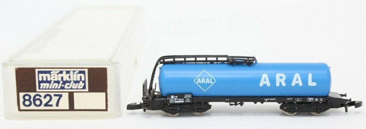 Marklin 8627 Z Scale ARAL 4-Axle Tank Car LN/Box
