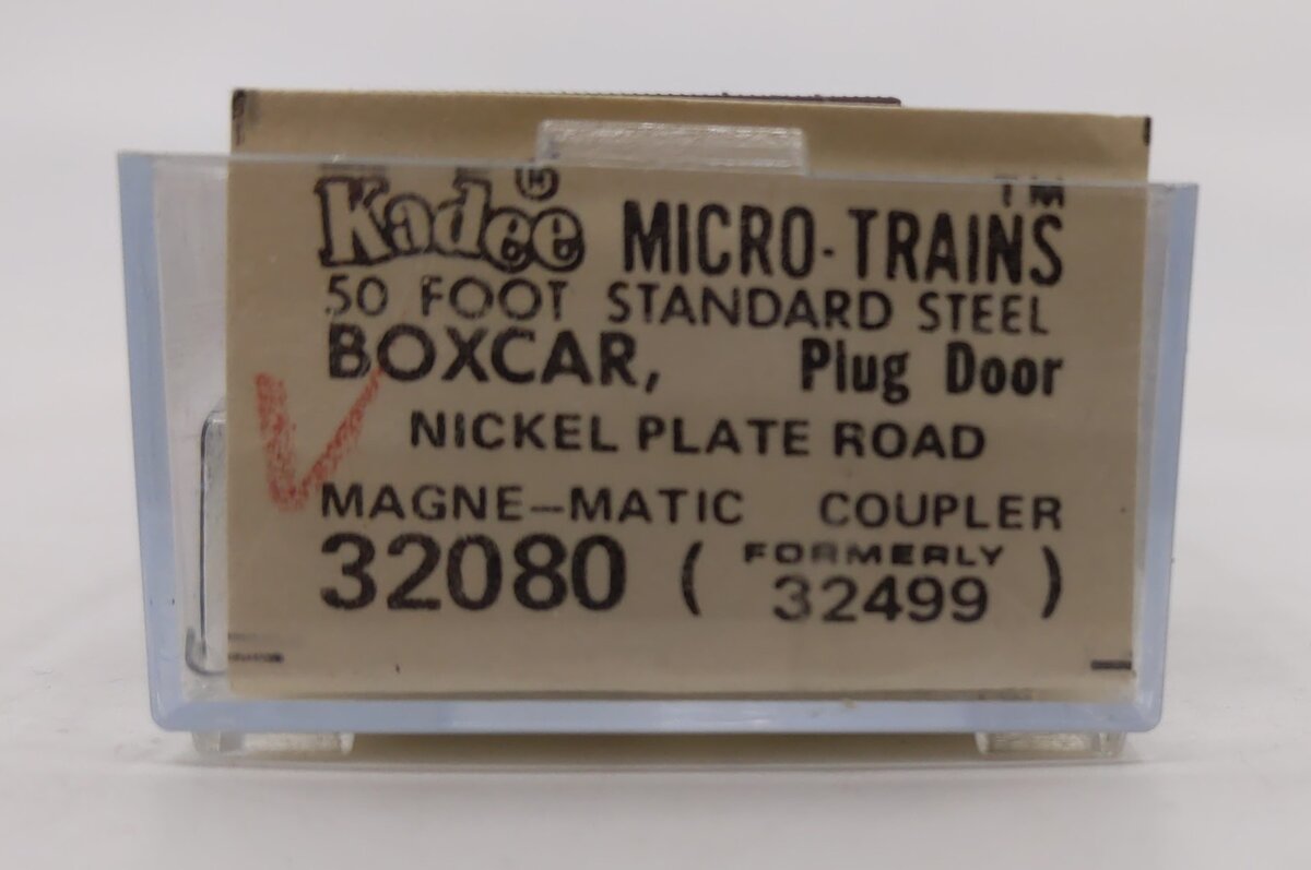 Micro-Trains 03200080 N 50' Nickel Plate Road Steel Plug Door Boxcar #85496 NIB