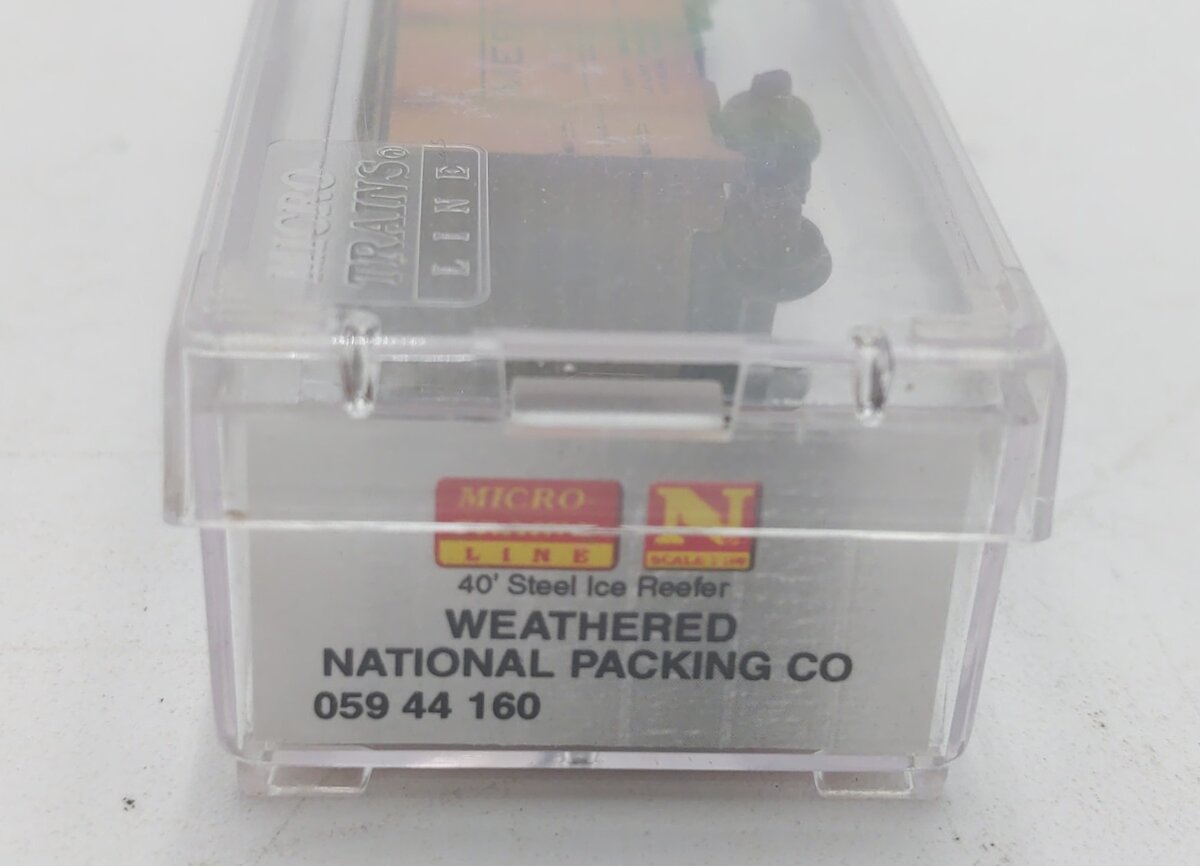 Micro-Trains 05944160 N National Packing Co. Weathered 40' Steel Ice Reefer