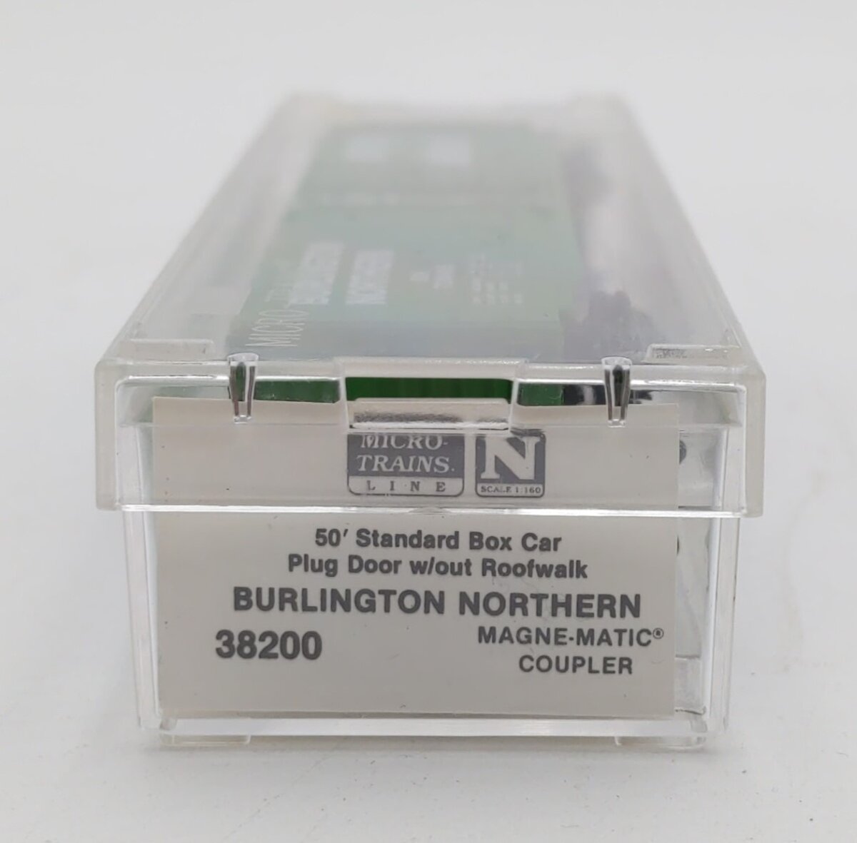 Micro-Trains 03800200 N Burlington Northern 50' Steel Plug Door Boxcar #730485 LN/Box