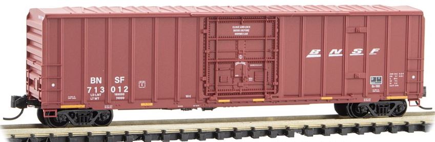 Micro-Trains 02700440 N BNSF 50' Plug Door Rib Side Boxcar #713012