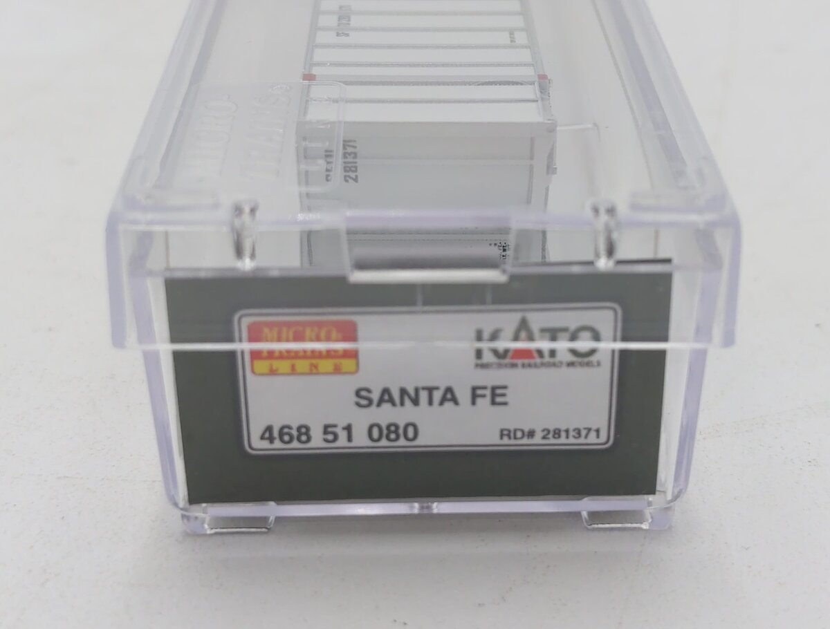 Micro-Trains 46851080 N Scale Santa Fe 48' Rib Side Container