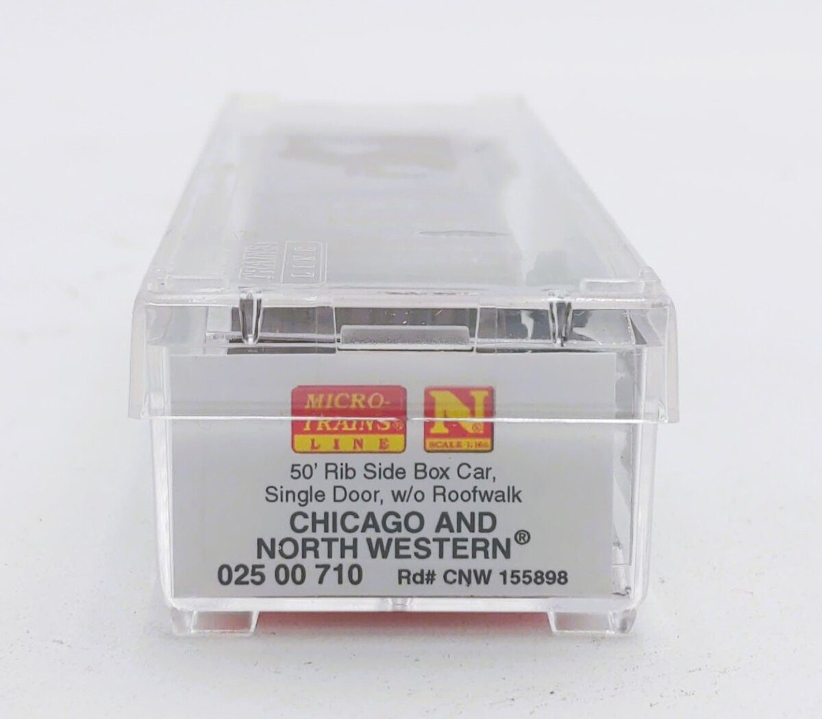 Micro-Trains 02500710 N CNW 50' Rib Side Single Door Boxcar #155898