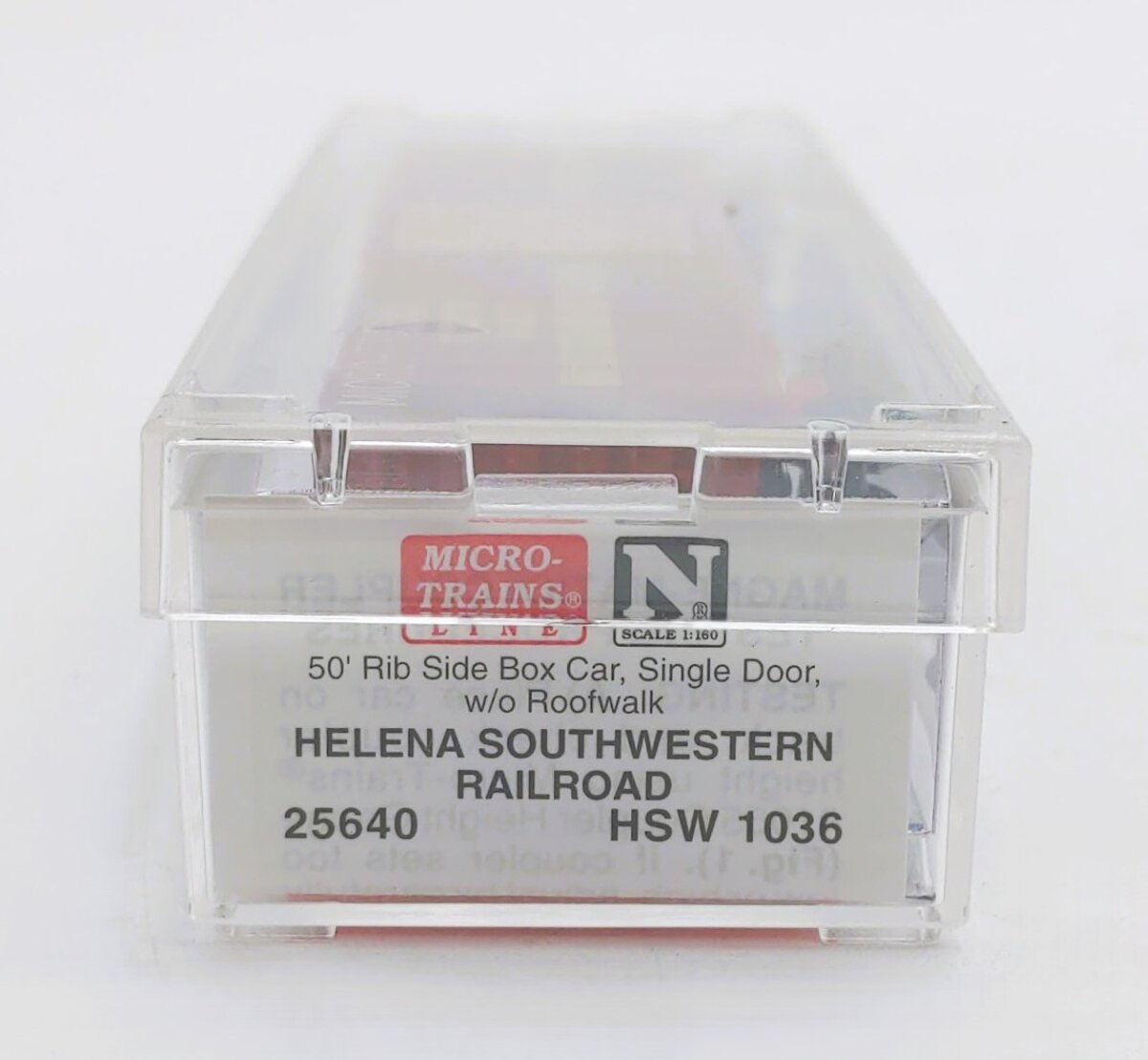 Micro-Trains 02500640 N Helena Southwestern Railroad 50' Rib Side Box Car #1036 NIB