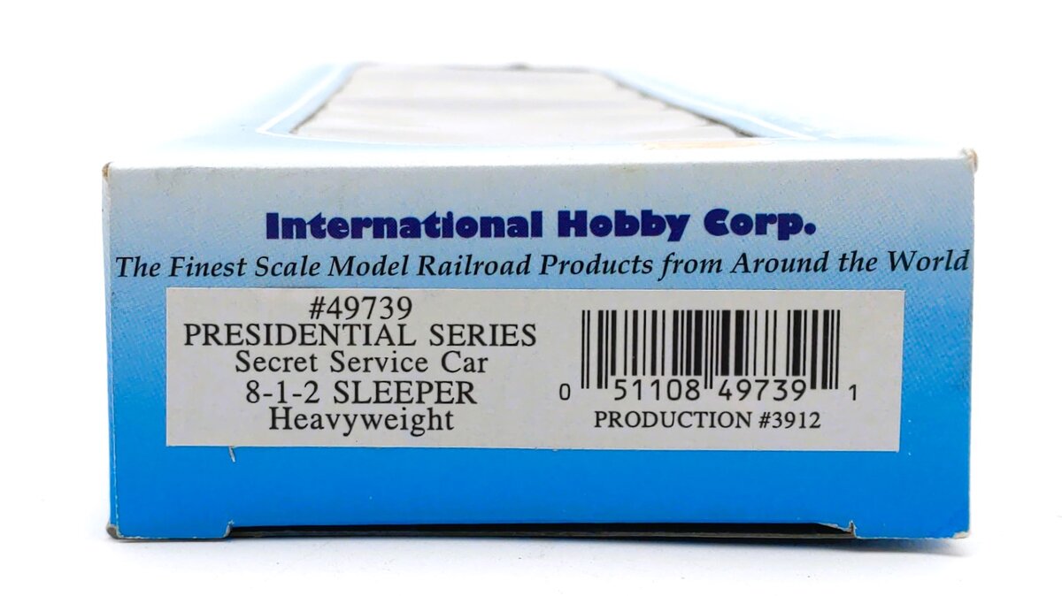 IHC 49739 HO Presidential Series Conneaut Secret Service 8-1-2 Sleeper Car