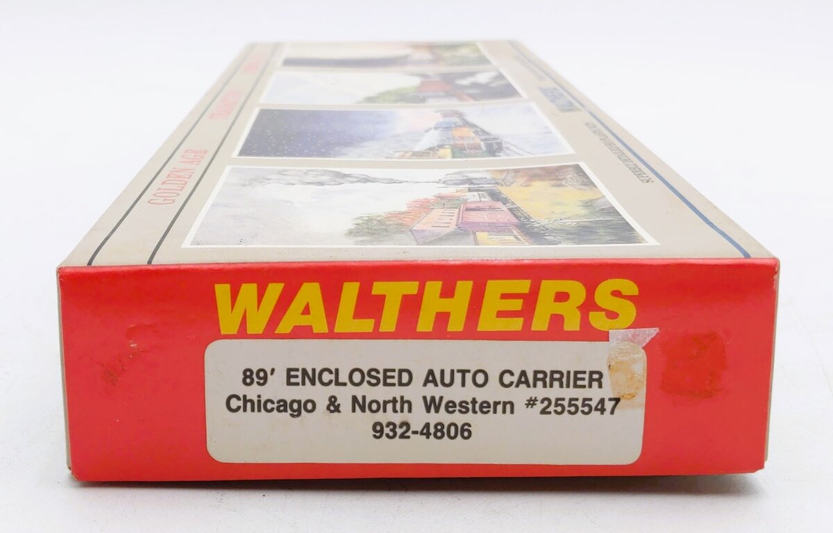 Walthers 932-4806 HO C&NW 89' Enclosed Auto Carrier Kit #255547
