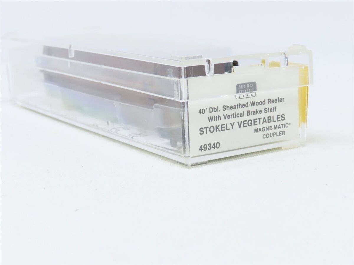 Micro-Trains 04900340 N Stokely Vegetables 40' Double Sheathed Reefer #12933 NIB
