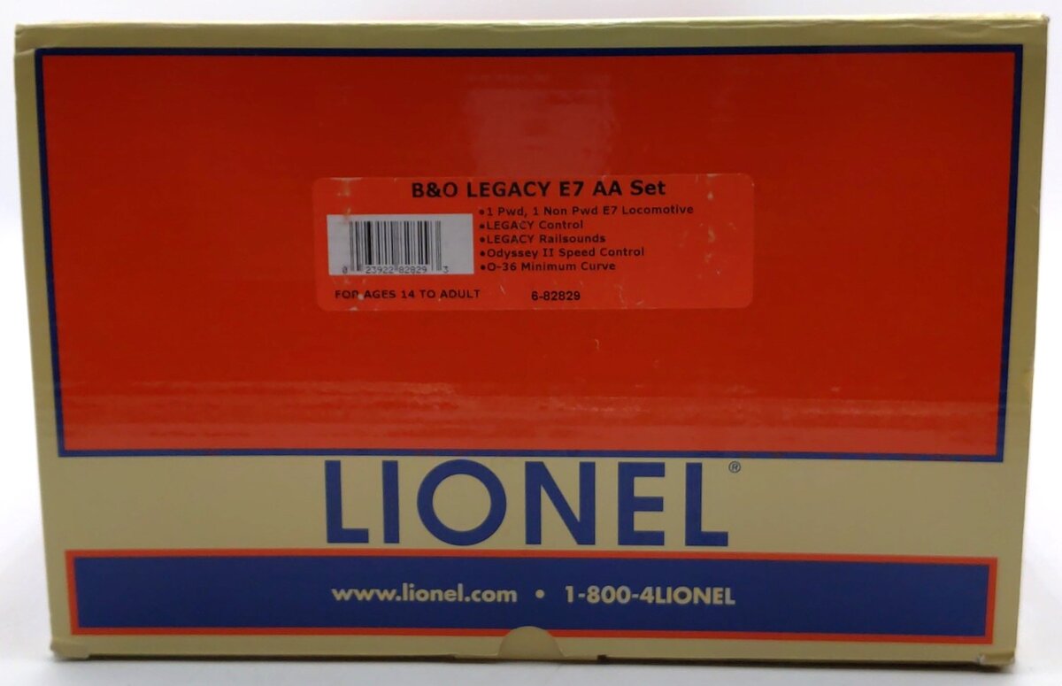Lionel 6-82829 O LEGACY Baltimore & Ohio E7 AA Diesel Set #1422/#1428