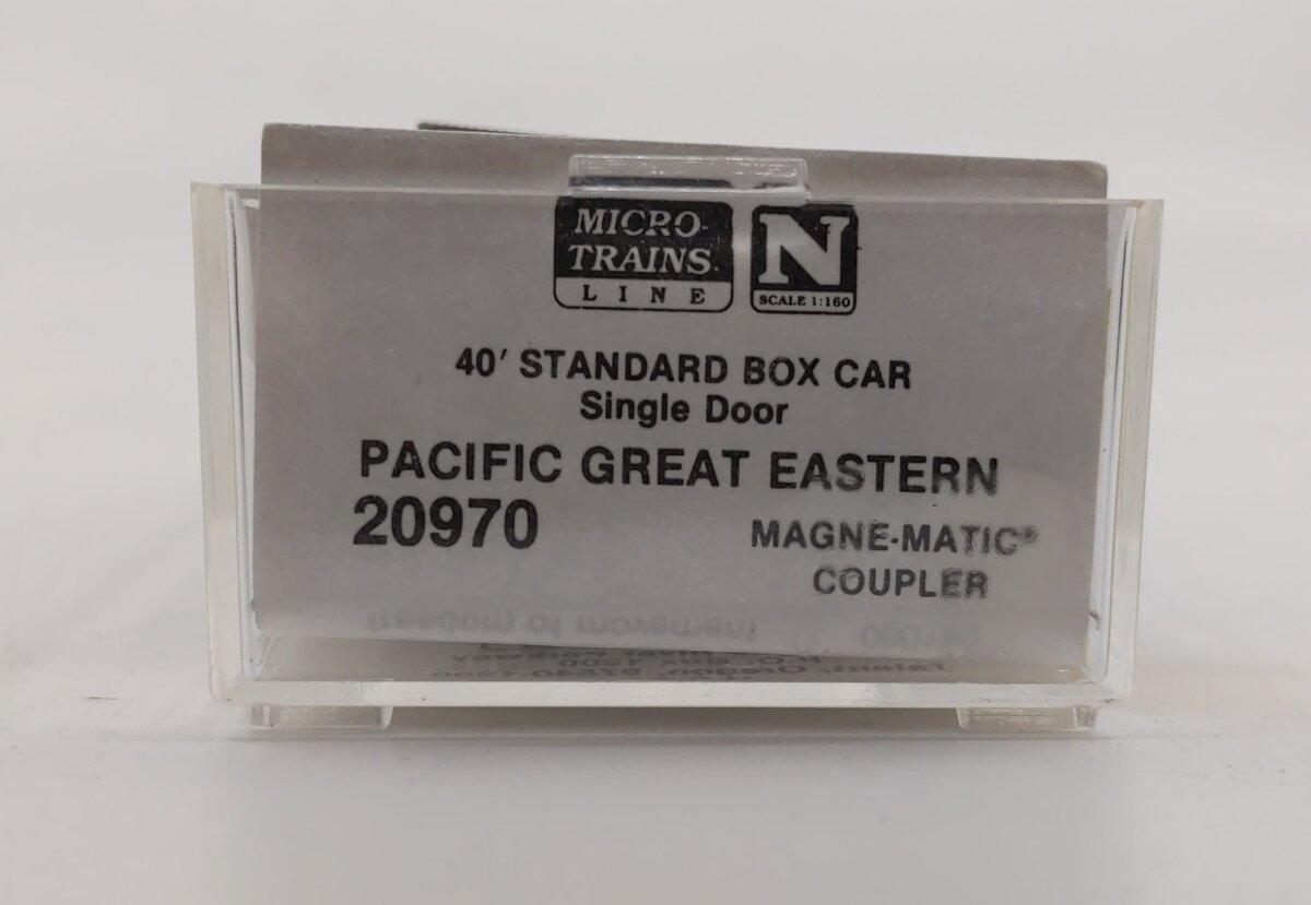 Micro-Trains 02000970 N Pacific Great Eastern 40' Single Door Boxcar #4022 LN/Box