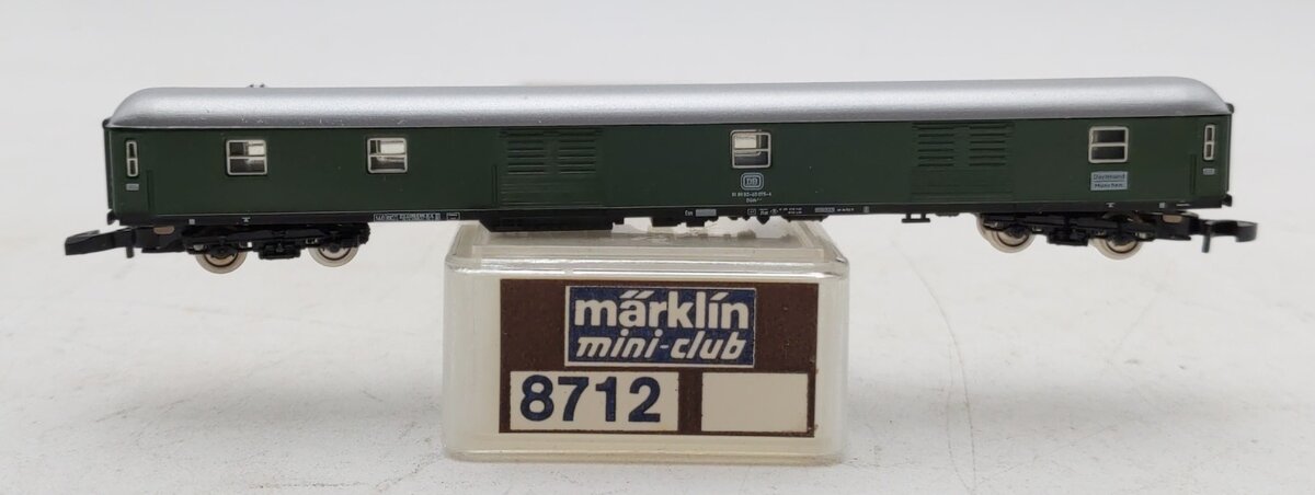 Marklin 8712 Z DB German Federal Railroad Express Baggage Coach Car LN/Box