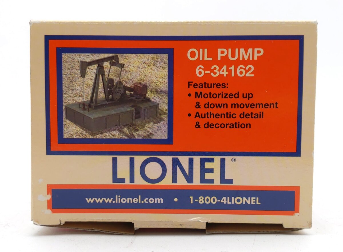 Lionel 6-34162 O Gauge Operating Oil Pumping Station MT/Box