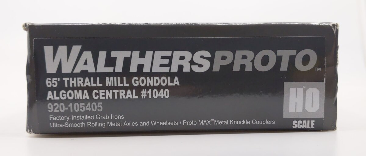Walthers 920-105405 HO Algoma Central 65' Thrall Mill Gondola Ready To Run #1040