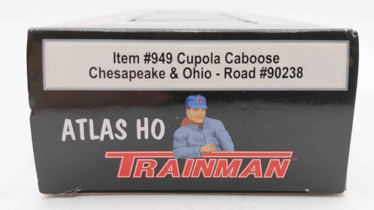 Atlas 949 HO Scale C&O Caboose #90238