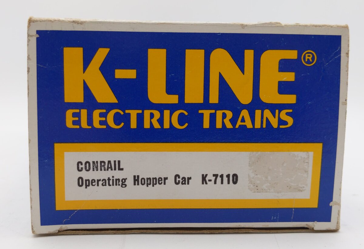 K-Line K7110 O Gauge Conrail Operating Hopper Car LN/Box