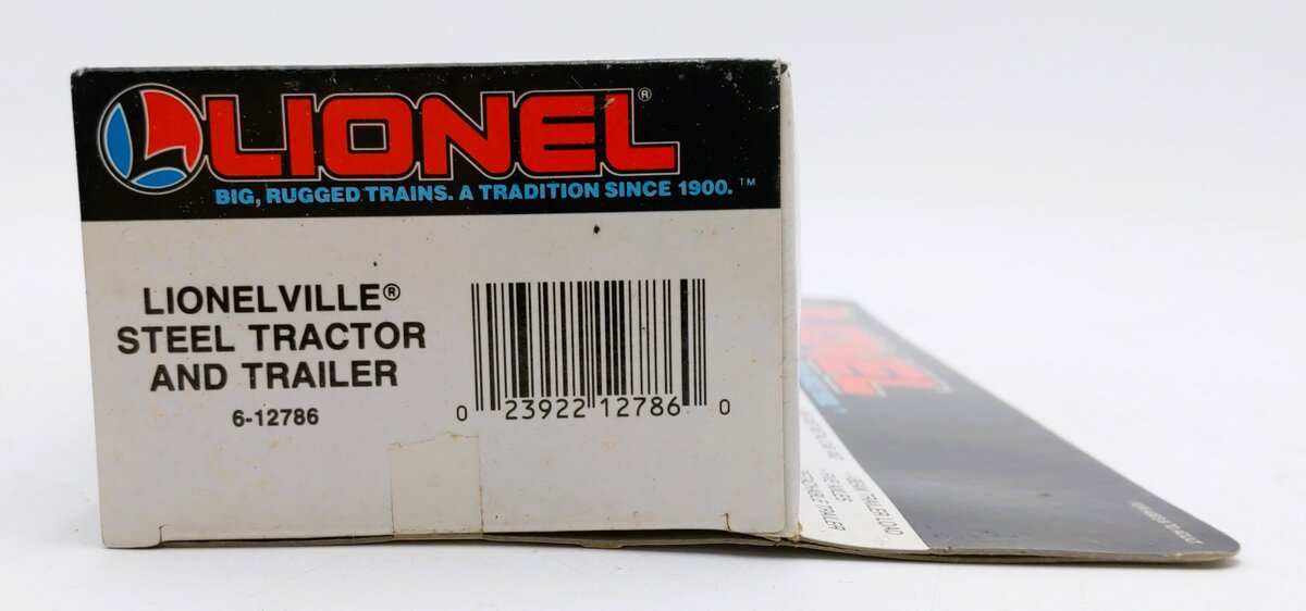 Lionel 6-12786 O Gauge 1:48 Red Lionelville Steel Tractor Trailer NIB