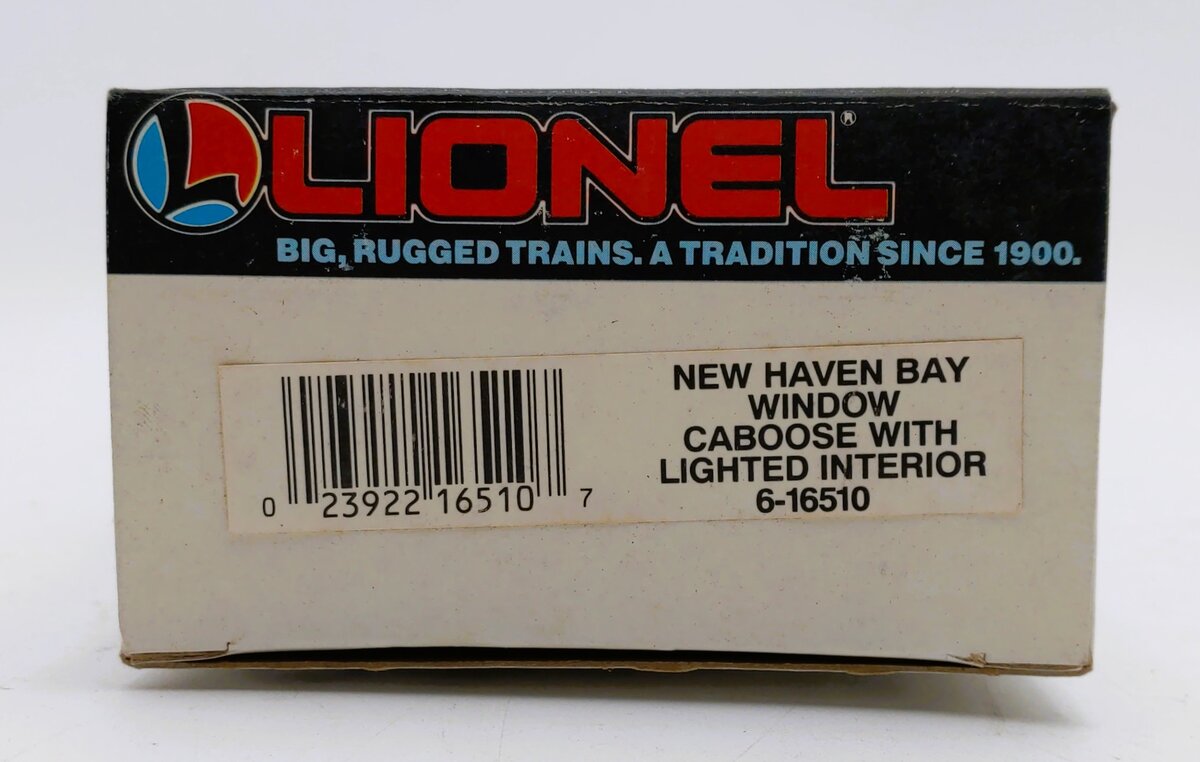 Lionel 6-16510 O New Haven Bay Window Caboose with Lighted Interior #16510 LN/Box