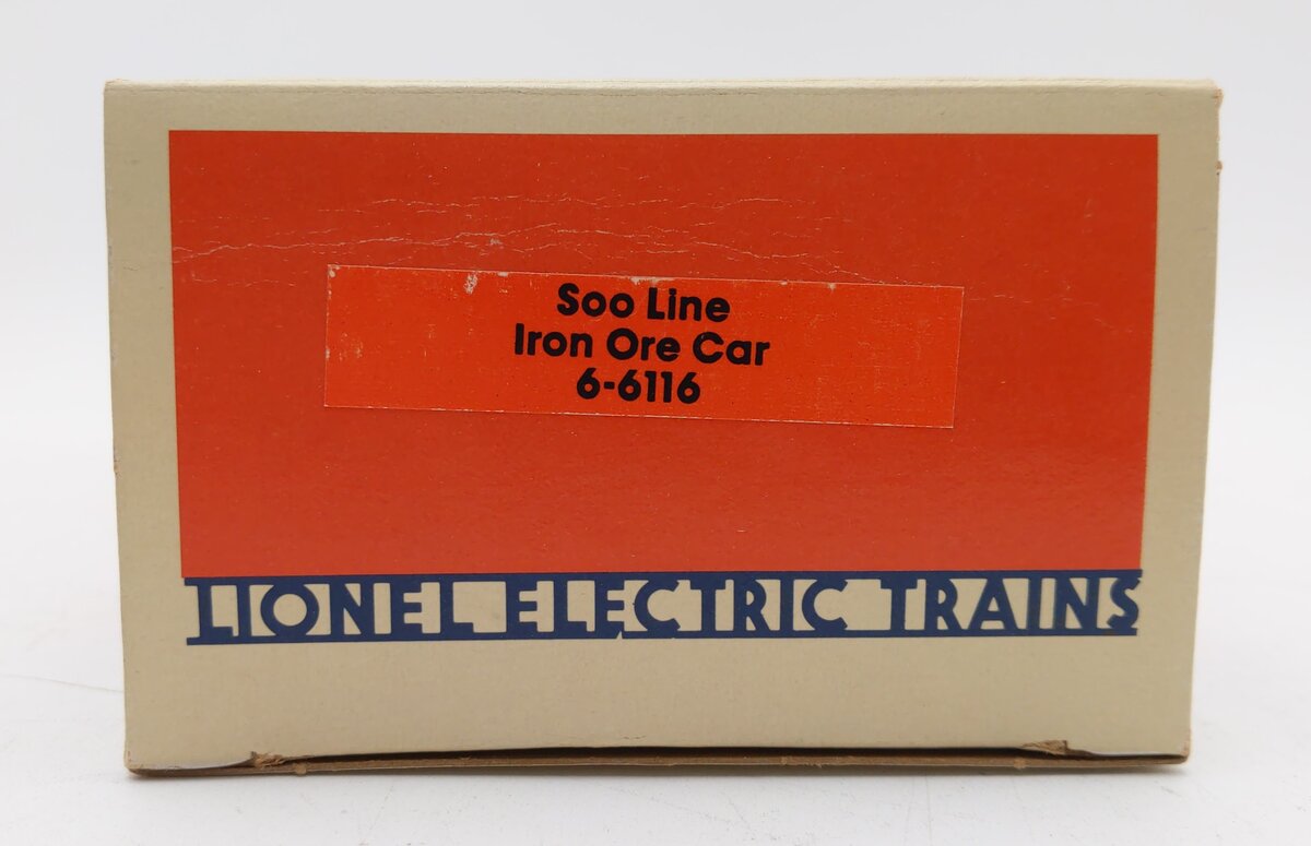 Lionel 6-6116 O Gauge SOO Line Ore Car #6116 EX/Box