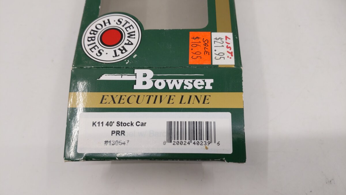 Bowser 40457 HO PRR K9 Stock Car #130547