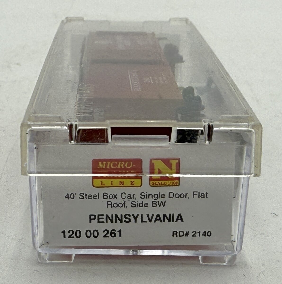 Micro-Trains 12000261 N Pennsylvania 40' Steel Single Door Boxcar #2140
