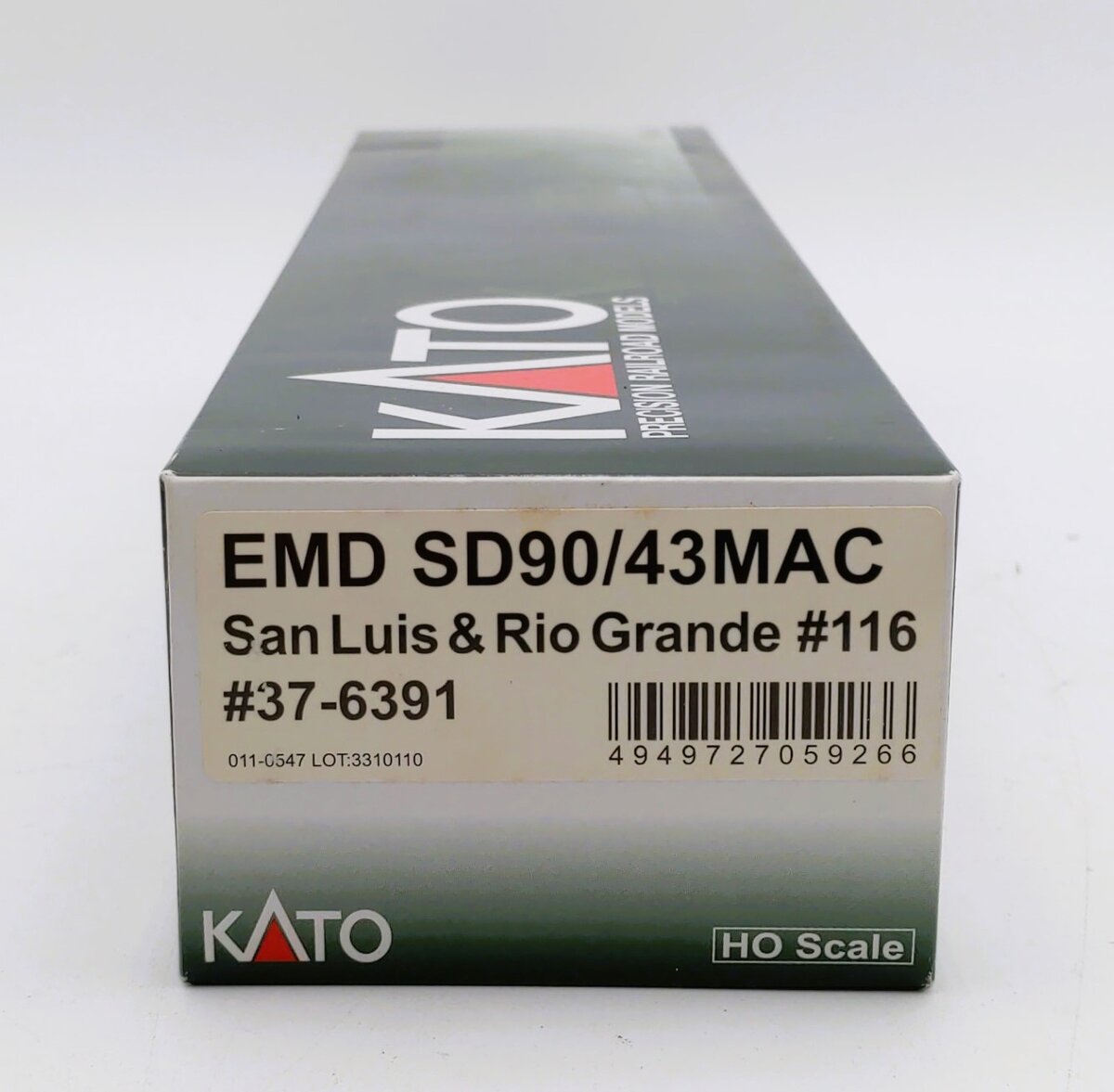Kato 37-6391 HO San Luis & Rio Grande EMD SD90/43MAC Diesel Locomotive #116