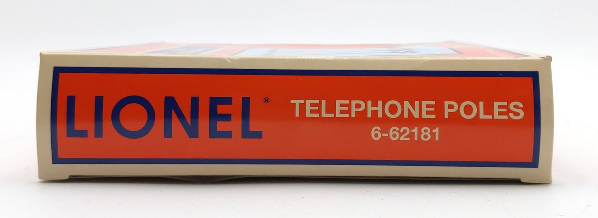 Lionel 6-62181 O and 027 Scale Telephone Pole Set (Box of 10) LN/Box