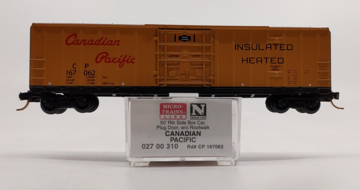 Micro-Trains 02700310 N Canadian Pacific 50' Plug Door Rib Side