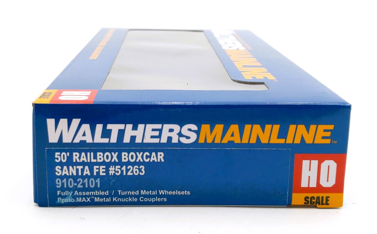 Walthers 910-2101 HO ATSF 50' ACF Exterior Post Boxcar #51263