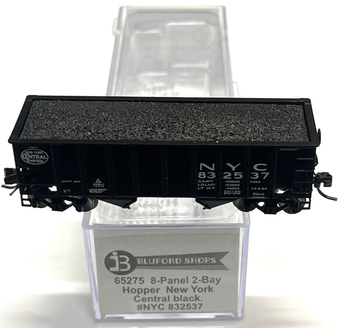 Bluford Shops 65275 N New York Central 8-Panel 2-Bay Hopper #832537