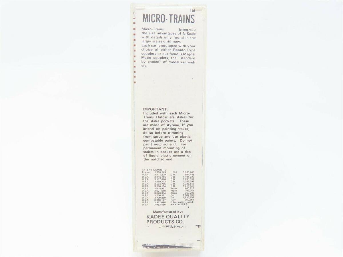 Micro-Trains 04400050 N Weyerhaeuser 50' Straight Side Flatcar #44050 LN/Box