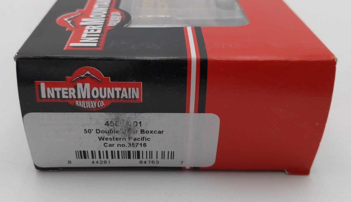 InterMountain 45614-01 HO Western Pacific 50' Double Door Box Car # 35716