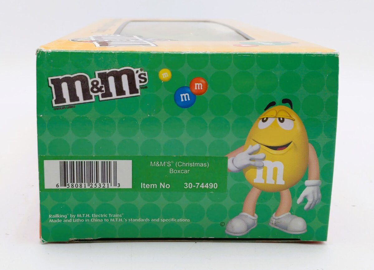 MTH 30-74490 O Gauge M&M's Christmas Box Car LN/Box