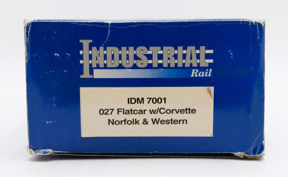 Industrial Rail IDM7001 O Norfolk & Western Flatcar w/Corvette #2725 LN/Box