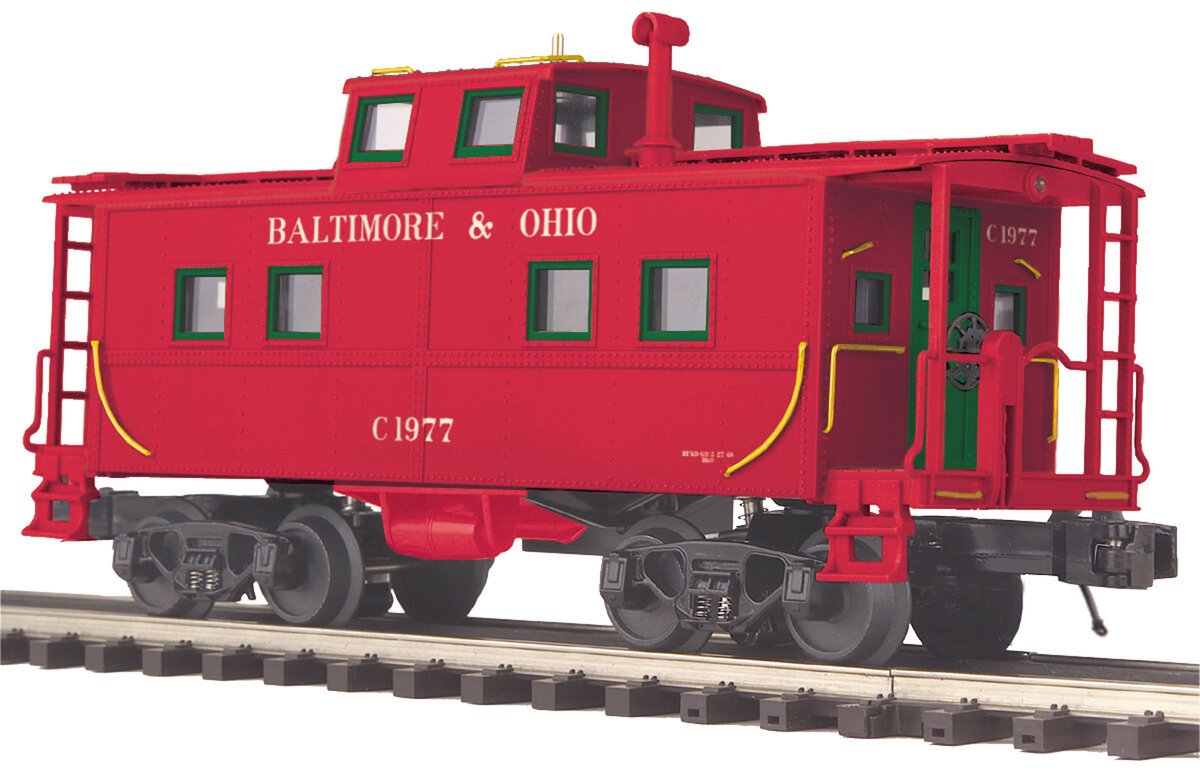 MTH 2091353 O Gauge B&O Steel Side Caboose #1977