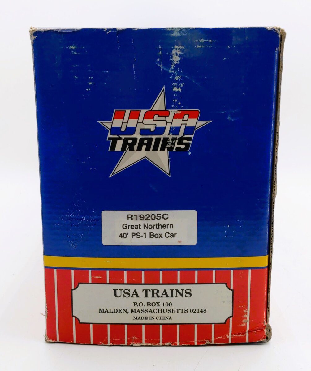 USA Trains R19205C G Great Northern 40' Boxcar #18555 - Metal Wheels LN/Box