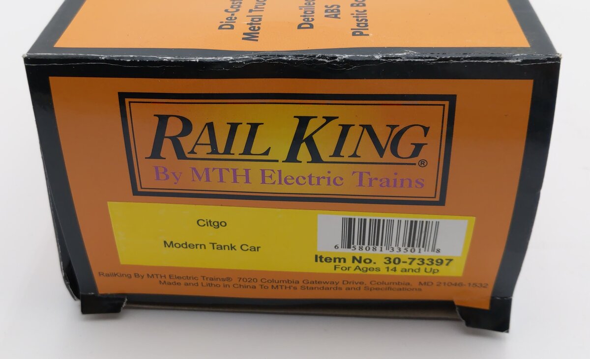 MTH 30-73397 O Citgo Modern Tank Car #23644