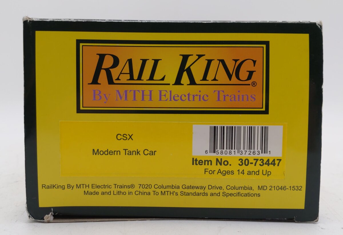 MTH 30-73447 O CSX Modern Tank Car MCVX #79116
