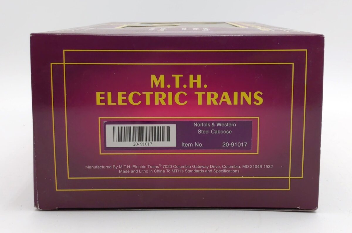 MTH 20-91017 O Gauge Norfolk & Western Steel Caboose #562748 NIB