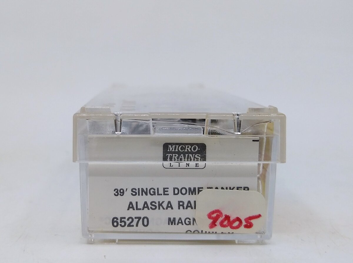 Micro-Trains 06500270 N Alaska Railroad 39' Single Dome Tank Car #9005 LN/Box