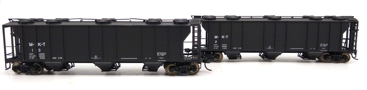 Walthers 932-27970 HO M-K-T Gold Line PS-2 2893 3-Bay Covered Hopper (Set of 2)