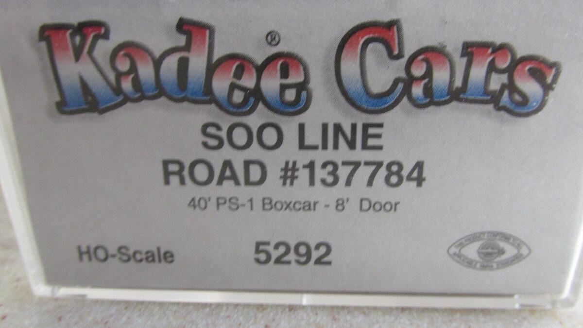 Kadee 5292 HO Soo Line Pullman-Standard PS-1 40' Boxcar #137784