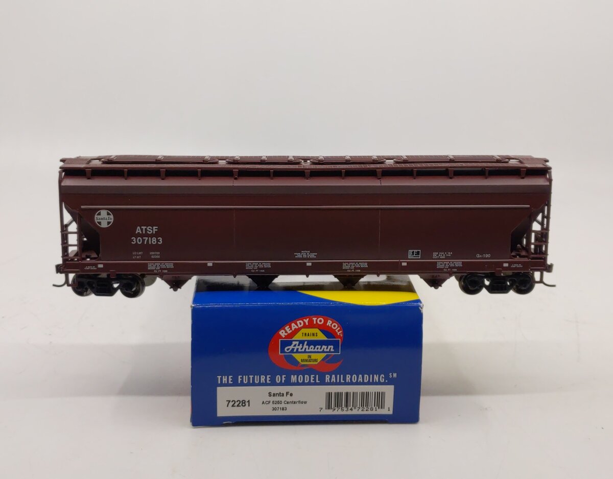 Athearn 72281 HO Scale Santa Fe Hopper #307183