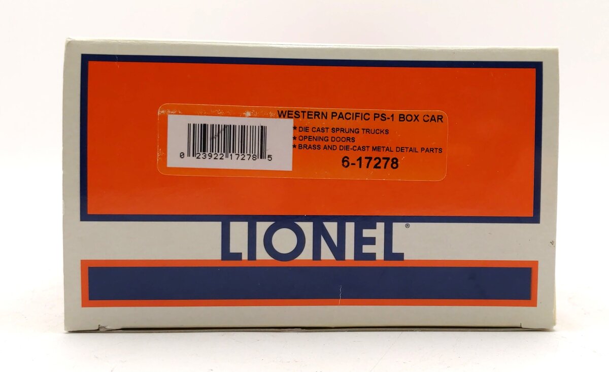 Lionel 6-17278 O Gauge Western Pacific PS-1 Boxcar #1953 LN/Box