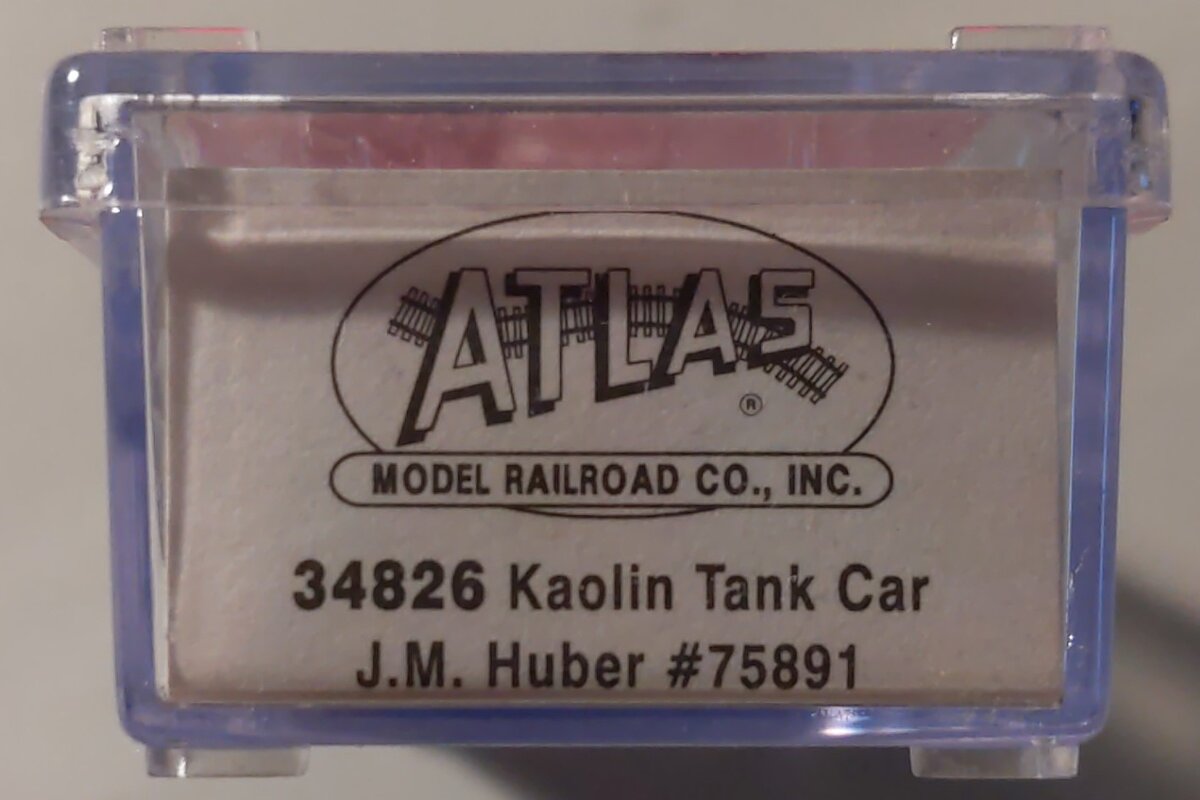 Atlas 34826 N J.M. Huber ACFX Kaolin Tank Car #75891