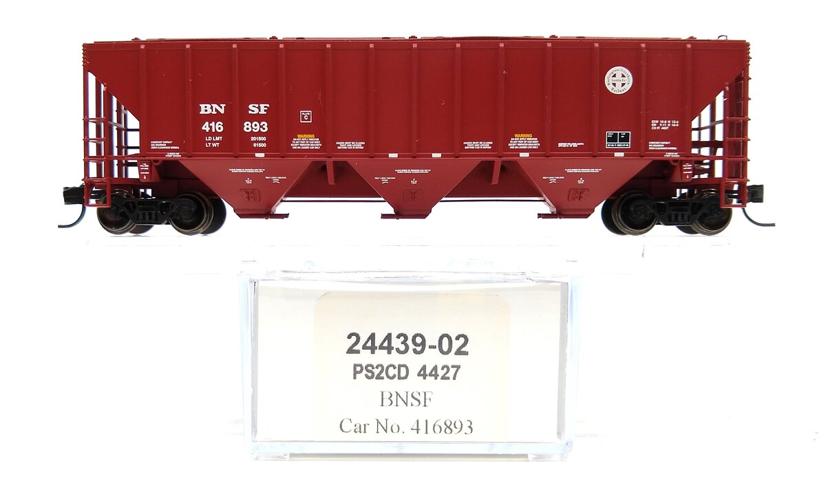 Trainworx Inc 24439-02 N BNSF PS2CD 4427 Covered Hopper #416893